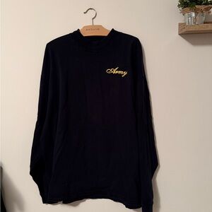 Vtg Anvil US Army Black Knights Crewneck